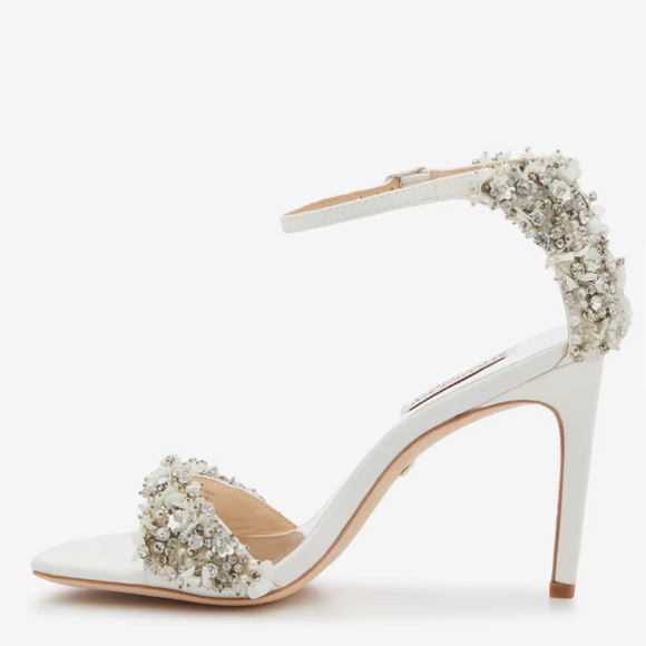 NWT Badgley Mischka Teja Embellished Drama Sandal - Picture 2 of 4